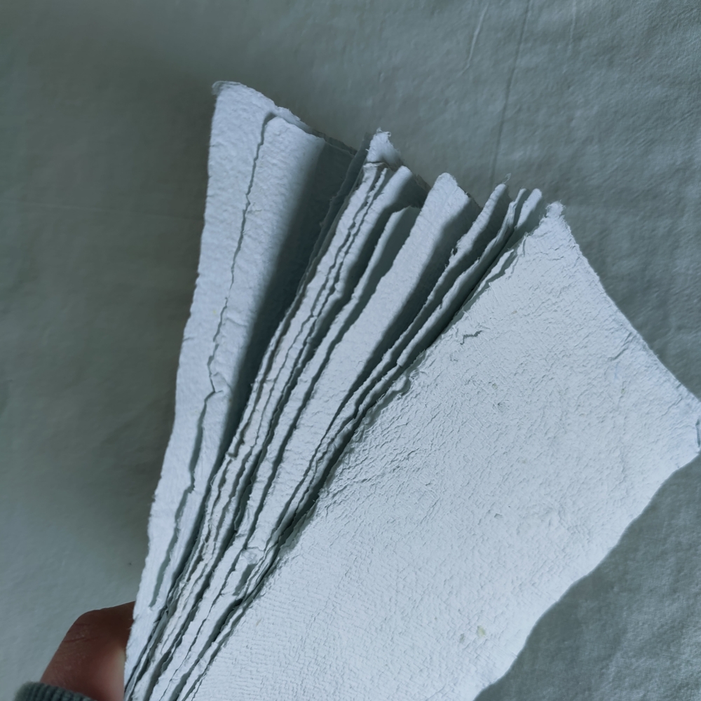 Handmade White Paper Set - Picture 4 of 5